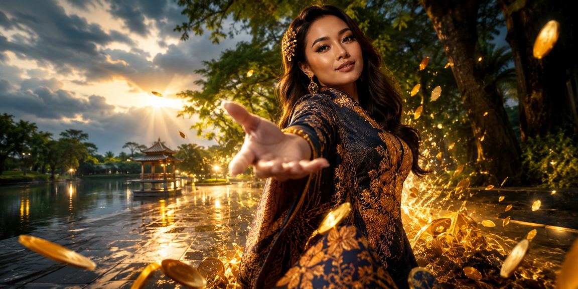 Suasana hiburan kasino Malaysia dengan motif batik tempatan